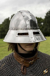 Guardsman Helmet - Polished Steel