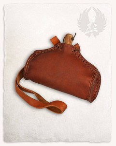 Bruna Water Bottle - Brown - bukłak, butelka na wodę