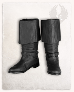 Haddock Jackboot 2nd Ed.- Black - wojskowe kozaki