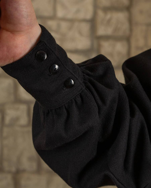 Bartold shirt canvas Black - koszula średniowieczna