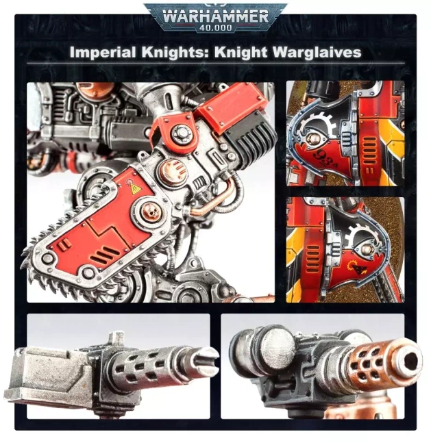 Warhammer 40000: Imperial Knights Armigers Helverins/Warglaives