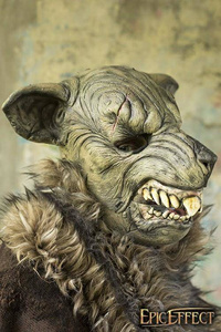 Rodent - Brown / maska lateksowa Mutant Szczur (Gryzoń)