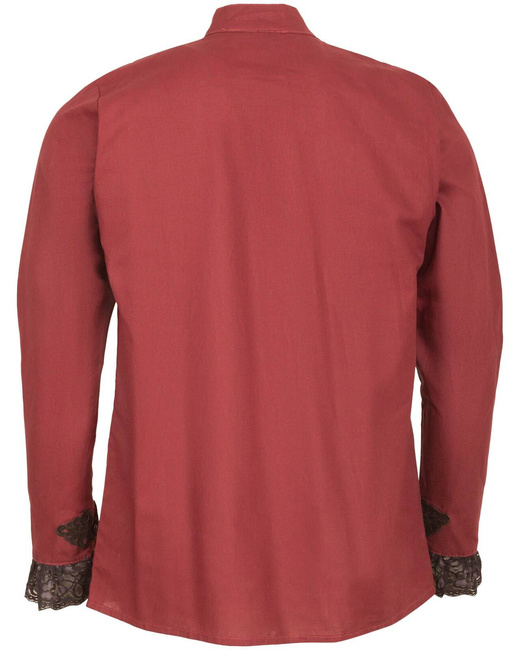Viscardi shirt - Bordeaux- koszula w gotyckim stylu