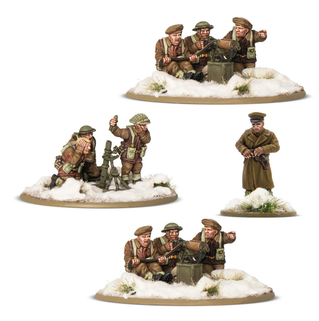 Bolt Action: British & Canadian Infantry (Winter) Heavy Weapons Platoon