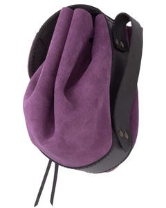 Celira belt bag - Purple - skórzana kaletka