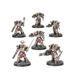 Warhammer The Horus Heresy: Legiones Astartes Cataphractii Terminators with Volkite Chargers and Power Mauls [6 modeli]