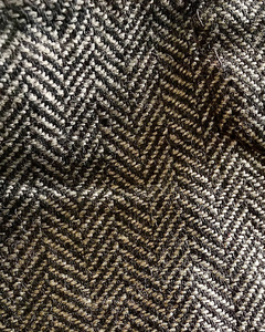 Tronde Tunic Herringbone Grey - bawełniana tunika