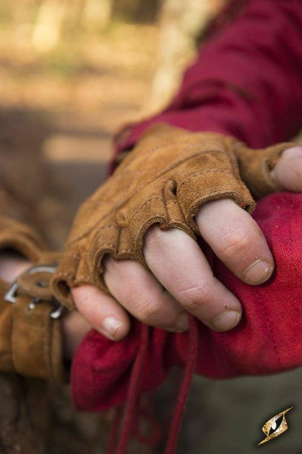 Celtic Gloves Suede - Brown