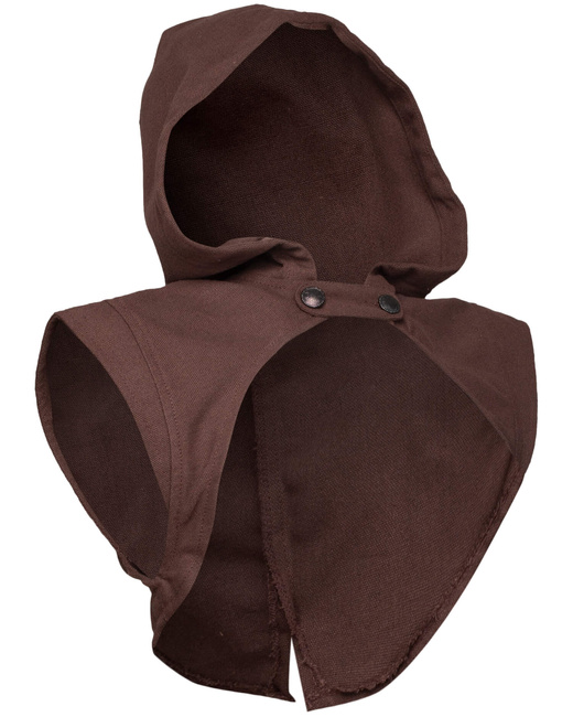 Galatea hood canvas Brown - kaptur z krótkim bolerkiem
