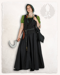 Jonas Shoulder Bag black - płócienna torba na ramię