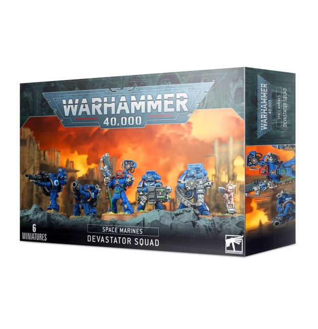 Warhammer 40000: SPACE MARINES DEVASTATOR SQUAD