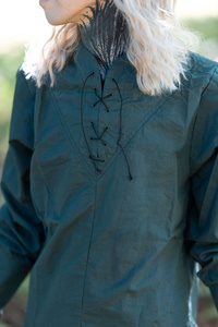 Arantir - Green - koszula bawełniana