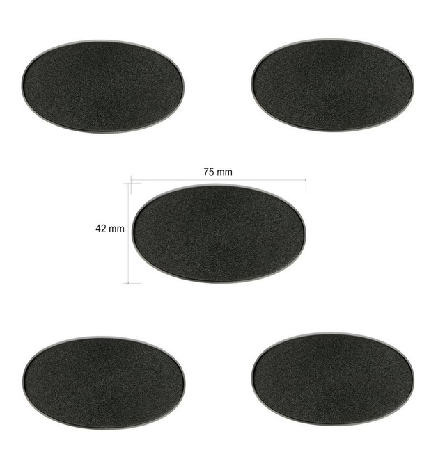 Citadel 75x42mm Oval Bases [5 szt]