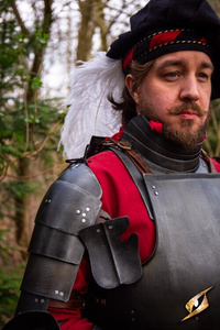 Landsknecht Spaulders - Epic Dark - naramienniki landsknechta