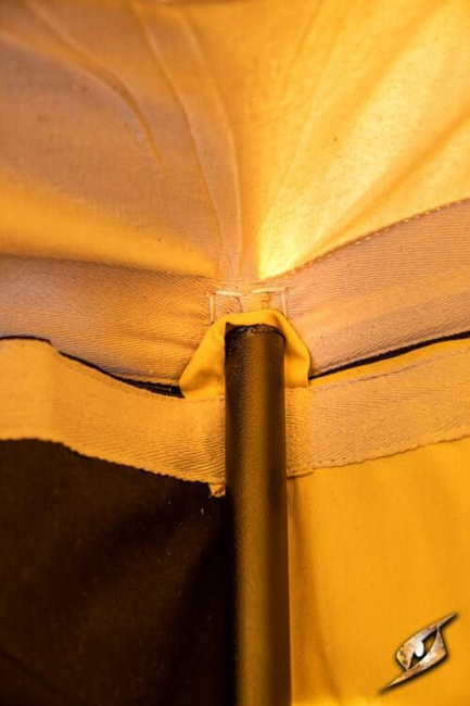 Marquee Tent - 4x6m - Epic Black/Fire Yellow