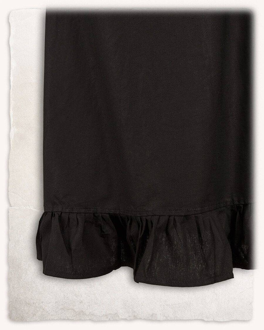 Nelly Skirt Sail Cloth - Black - płócienna spódnica