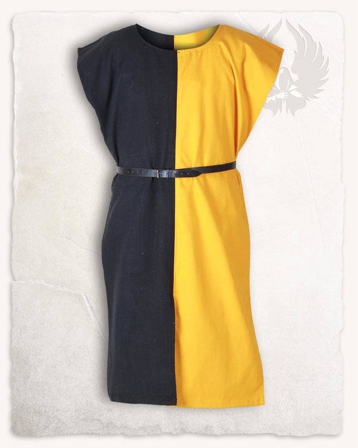 Ignaz Tabard Black/Yellow - średniowieczny tabard