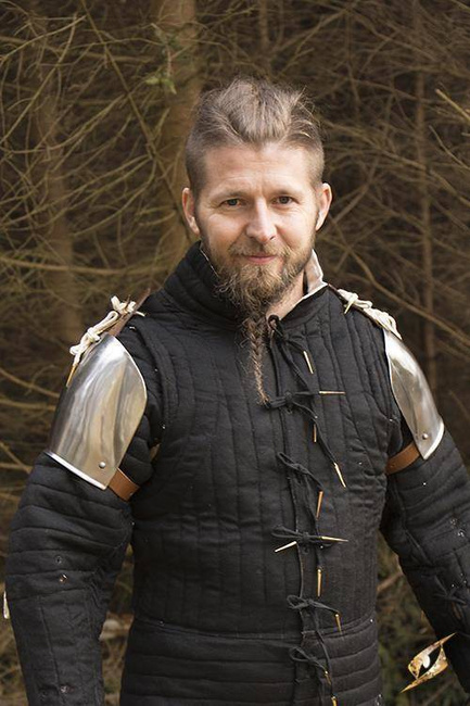 Churburg Shoulders - Polished Steel