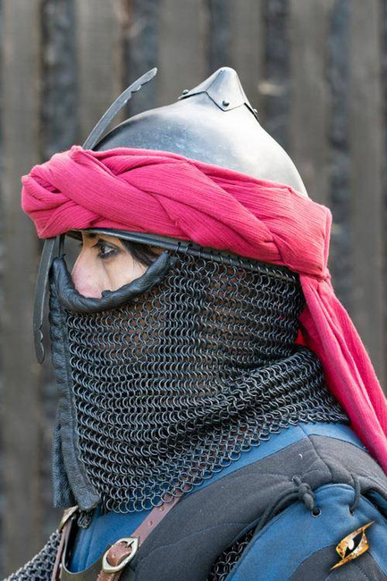 Persian Headband - Dark Red