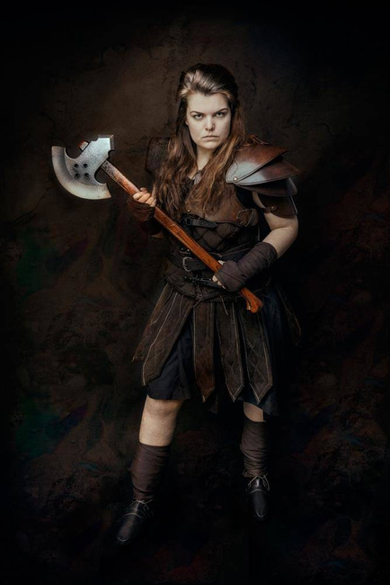 Tenebra Armour Skirt black - przepaska, spódnica ze skóry