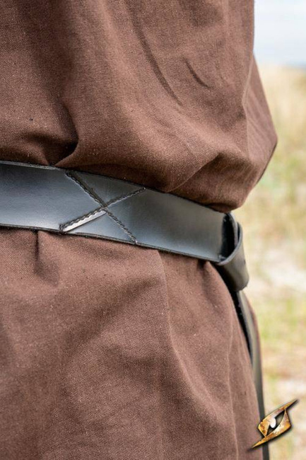 X Belt - Faux Leather - Black - 160 cm