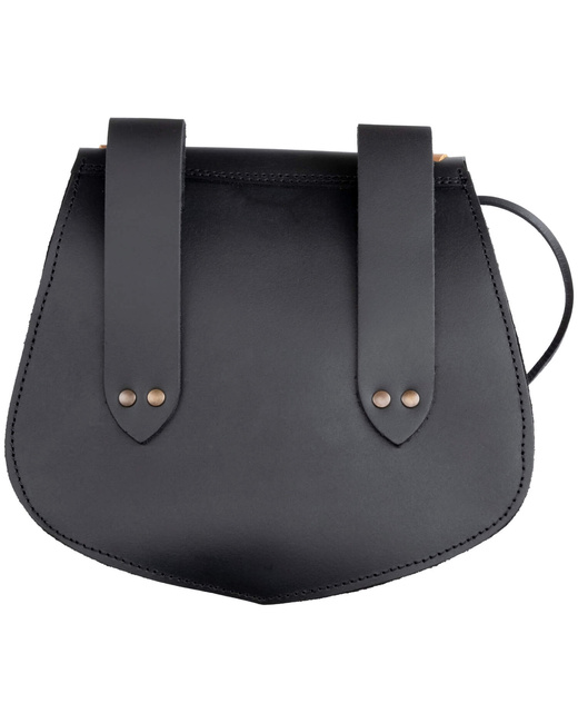 Cueron belt bag - Black - skórzana kaletka