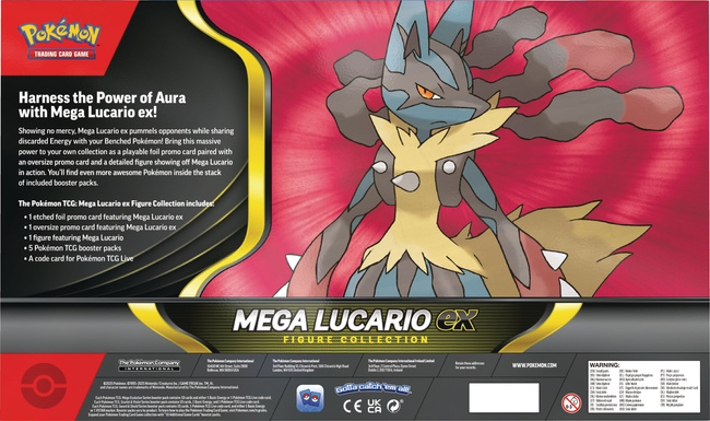 Pokémon TCG: Mega Lucario ex Figure Collection