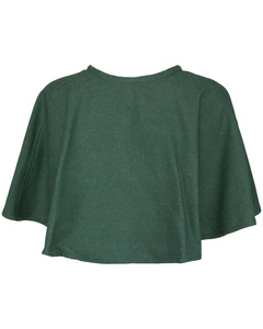 Bron Pelerine Canvas Green - krótka peleryna