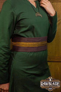 Jeanne fabric belt - Brown