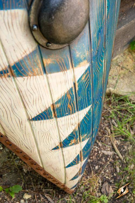 Norman Shield-Blue/White - 115x58 cm