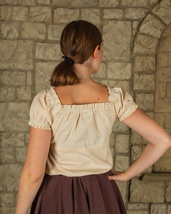 Kalina Blouse Light Cotton - Cream