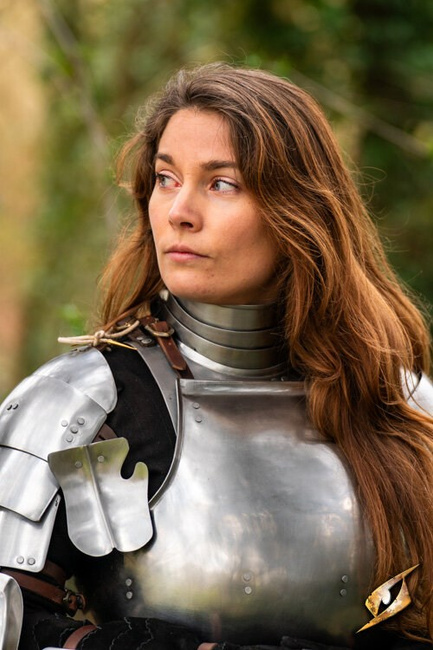 Landsknecht Gorget - Steel - obojczyk landsknechta