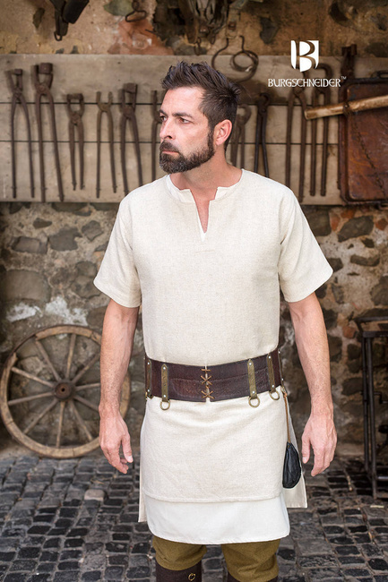 Short Sleeve Tunic Aegir - Natural