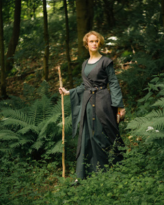 Vysera Outer Garment Herringbone - Black - suknia wierzchnia