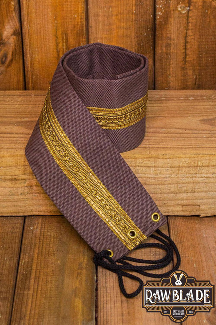 Jeanne fabric belt - Brown