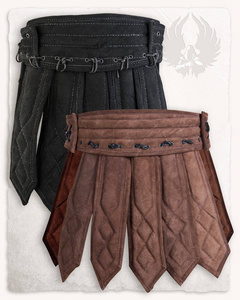 Tenebra Armour Skirt brown - przepaska, spódnica ze skóry
