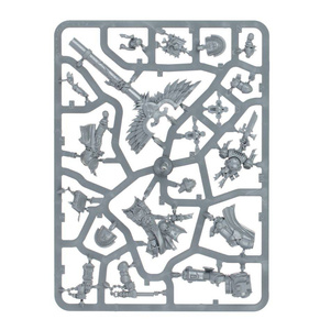 Warhammer 40000: Black Templars Chaplain Grimaldus and Retinue