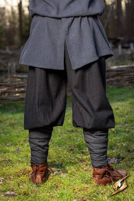 Pants Ull Rus - Black - spodnie rusińskie