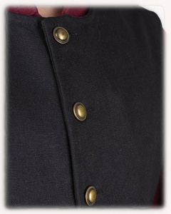 Fletcher Vest Black - kamizelka płócienna