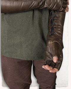 Gillian gloves - Brown - rękawice
