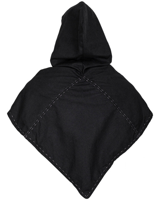 Halaif Hood Canvas Black/Grey 2nd Edition - średniowieczny kaptur