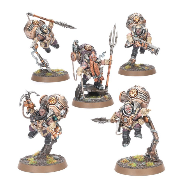 Age of Sigmar: Kharadron Overlords Vongrim Harpoon Crew / Vongrim Salvagers