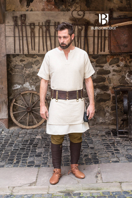 Short Sleeve Tunic Aegir - Natural