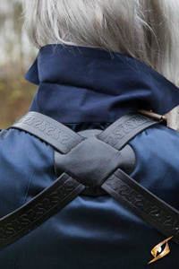 Wand Shoulder Holster - Black Leather