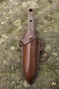 Thrust Knife Holder - Brown - inc. Knife