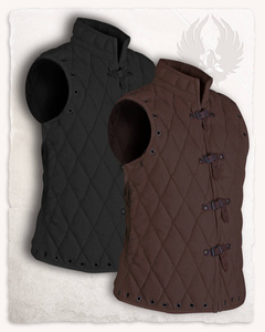 Arthur Padded Vest black - przeszywanica krótka