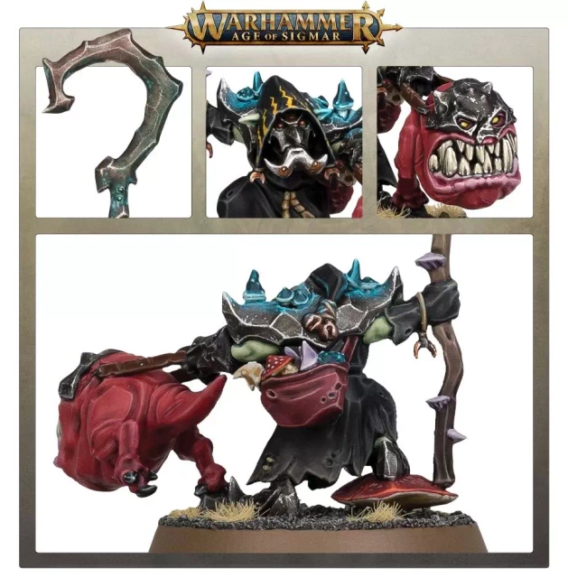 Age of Sigmar: Squigboss with Gnasha-squig