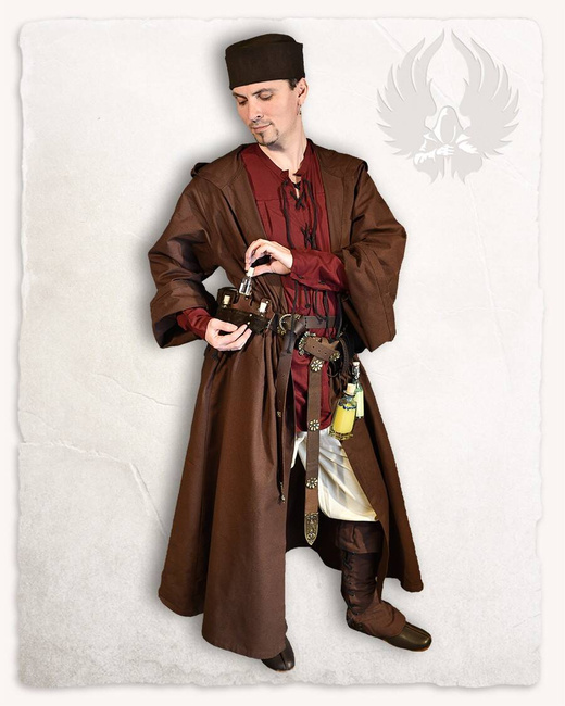 Aurelius Robe Brown - szata z kapturem