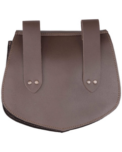 Draco belt bag - Brown - skórzana kaletka