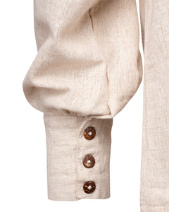 Bartold shirt Lilen Cream - koszula lniana